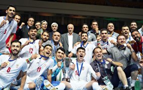 تبریک شیخ سلمان برای قهرمانی فوتسال ایران در آسیا
